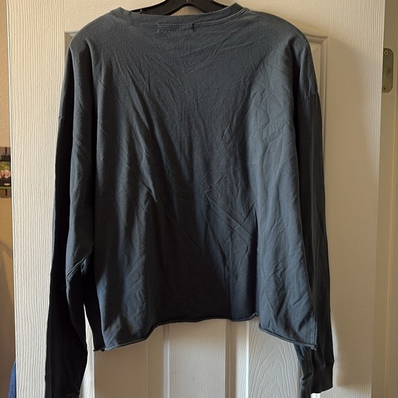 Daydreamer EUC AC/DC Gray Graphic Long Sleeve Shirt size L - Picture 6 of 7